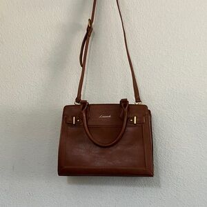 Lovevook Brown Leather Women's Bag